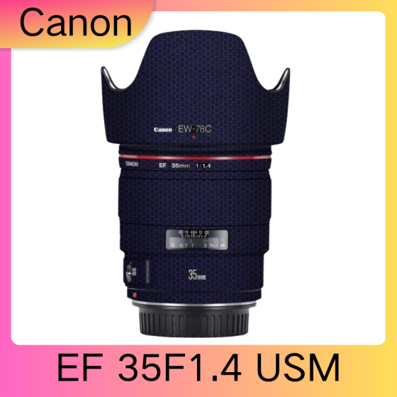 Lentes Canon EF35F1.4 USM - Pele câmera, adesivo câmera - com alta resistência a arranhões, à prova d'água e com design elegante.